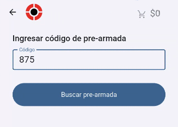 Ingresar código manualmente