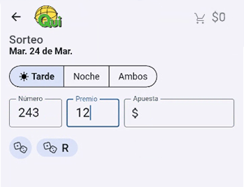 Indicación del premio